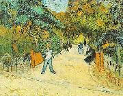 Vincent Van Gogh Entrance to the Public Park in Arles oil painting on canvas